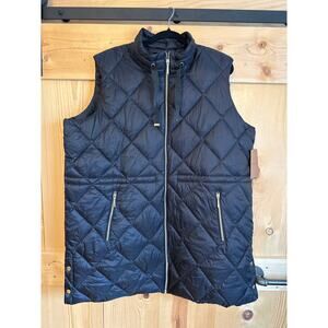 Weatherproof NWT Plus Size Black Puffer Vest Size 2X